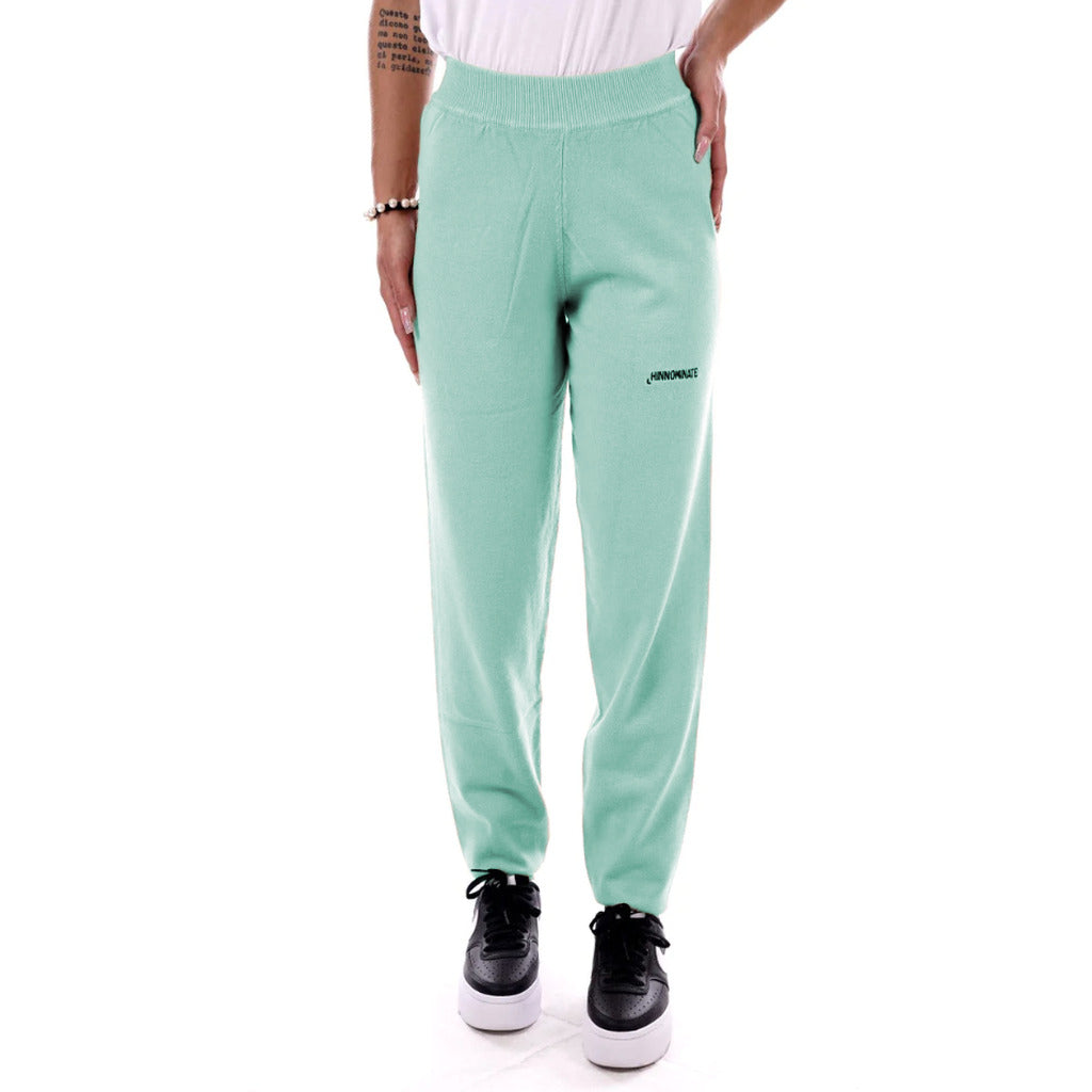 hinnominate - pantalone maglia menta