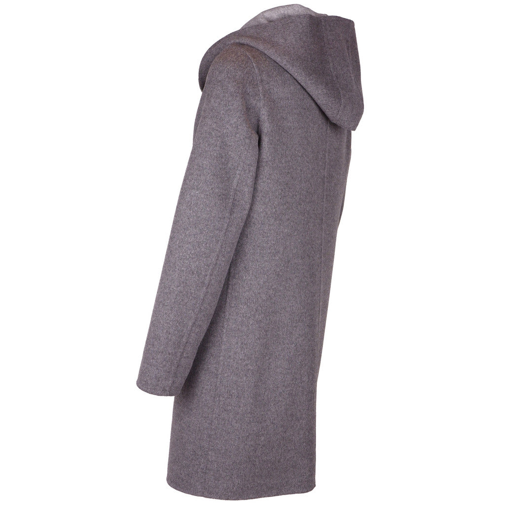 loro piana tessuto - cappotto capolavoro grigio melange