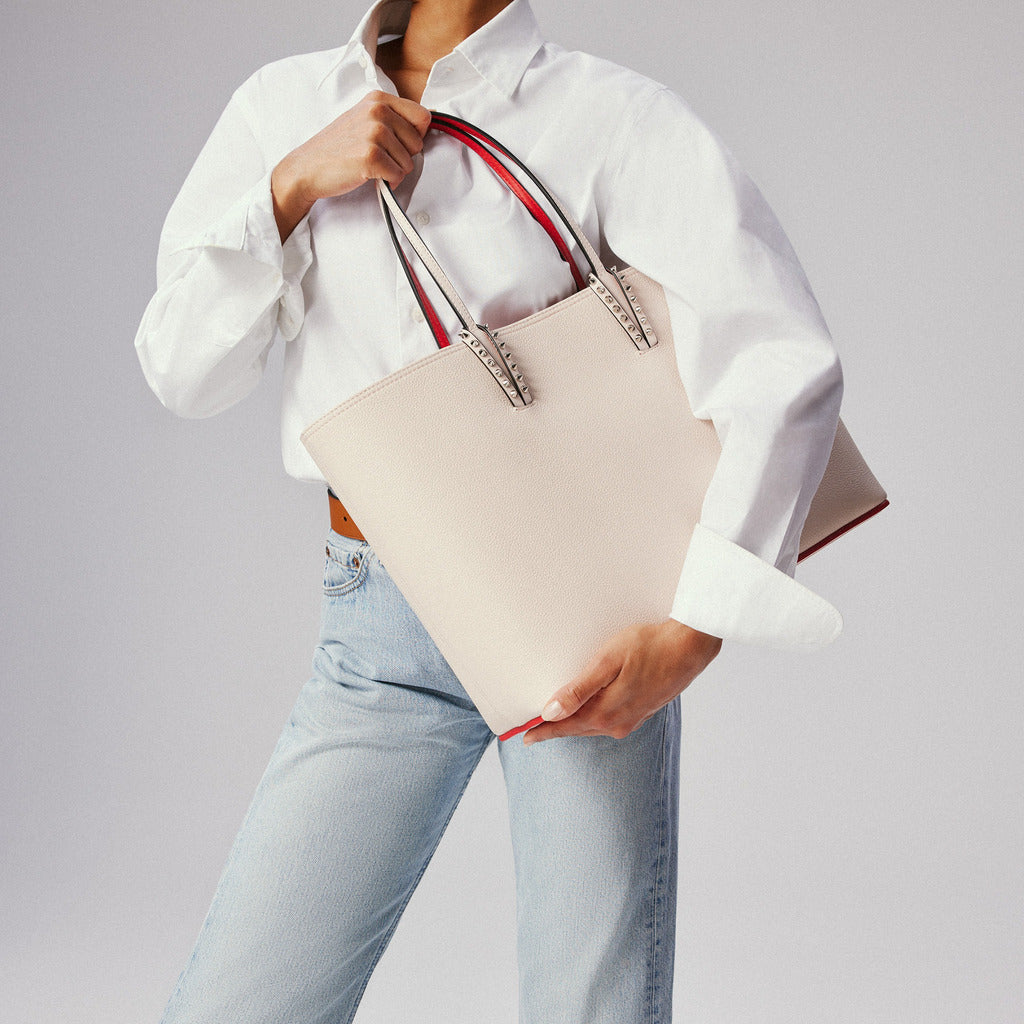 louboutin - cabata large leche