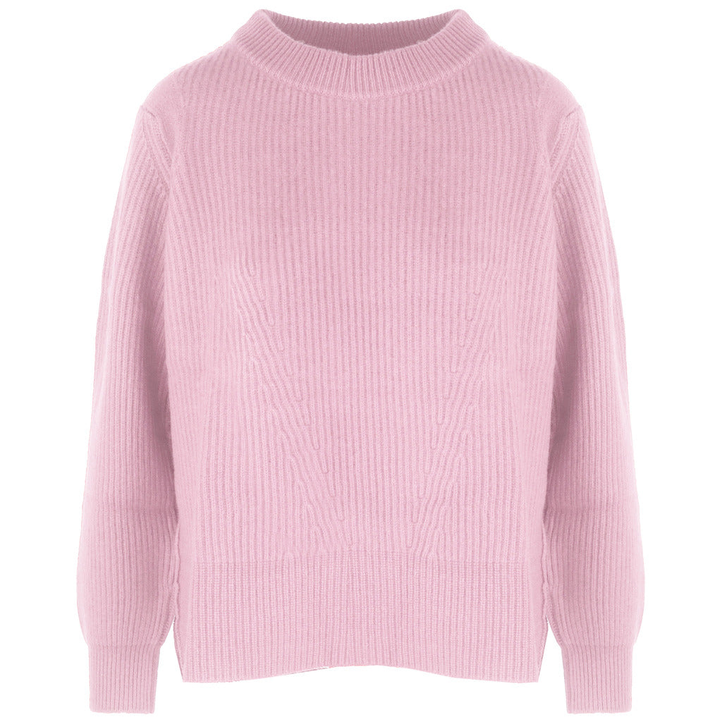 malo - girocollo cashmere malva