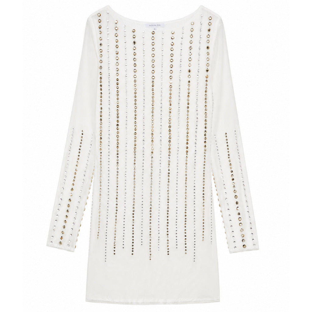 patrizia pepe - abito tulle con strass