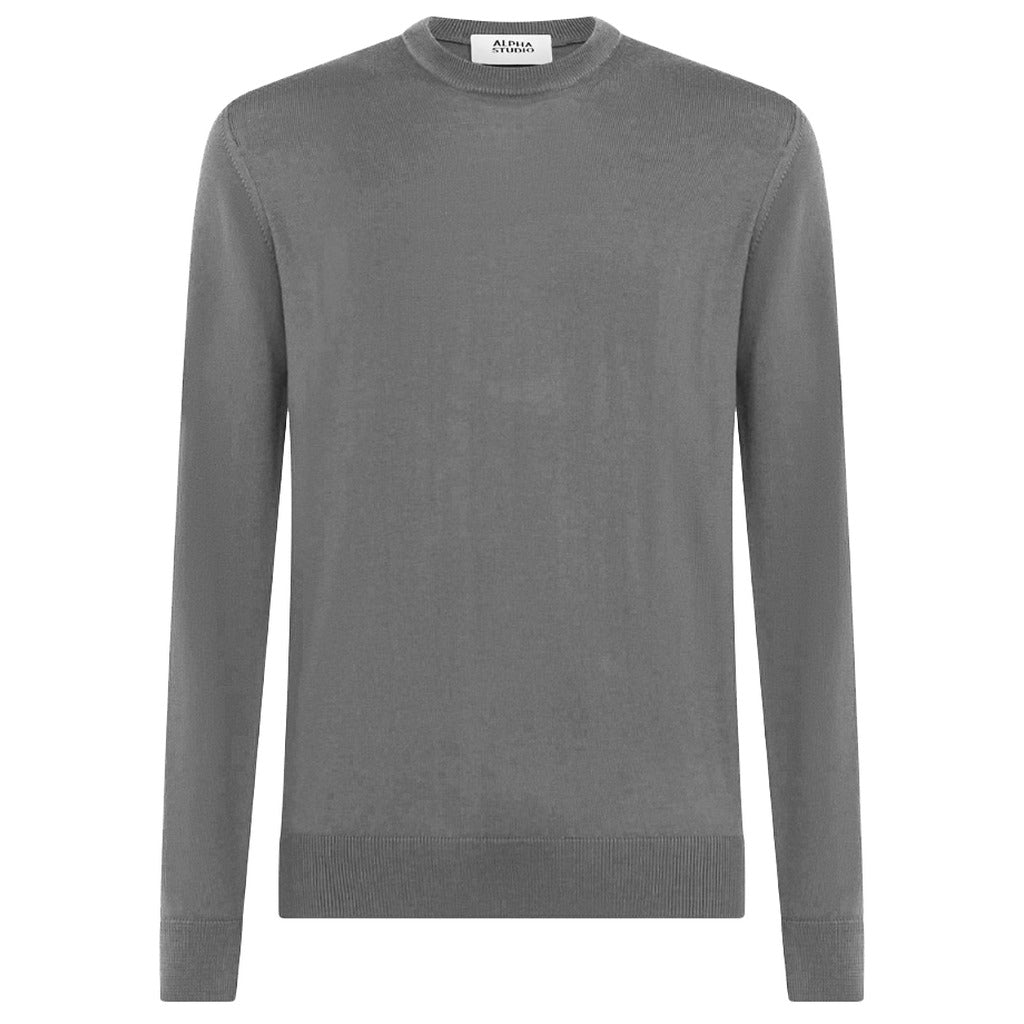 alpha studio - girocollo m/l flanella