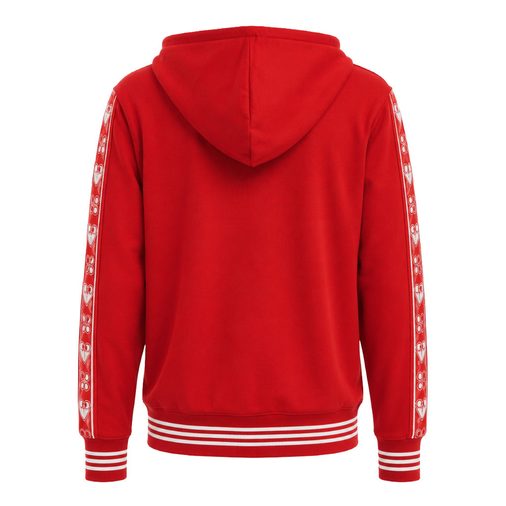 moose knuckles - felpa jean talon red