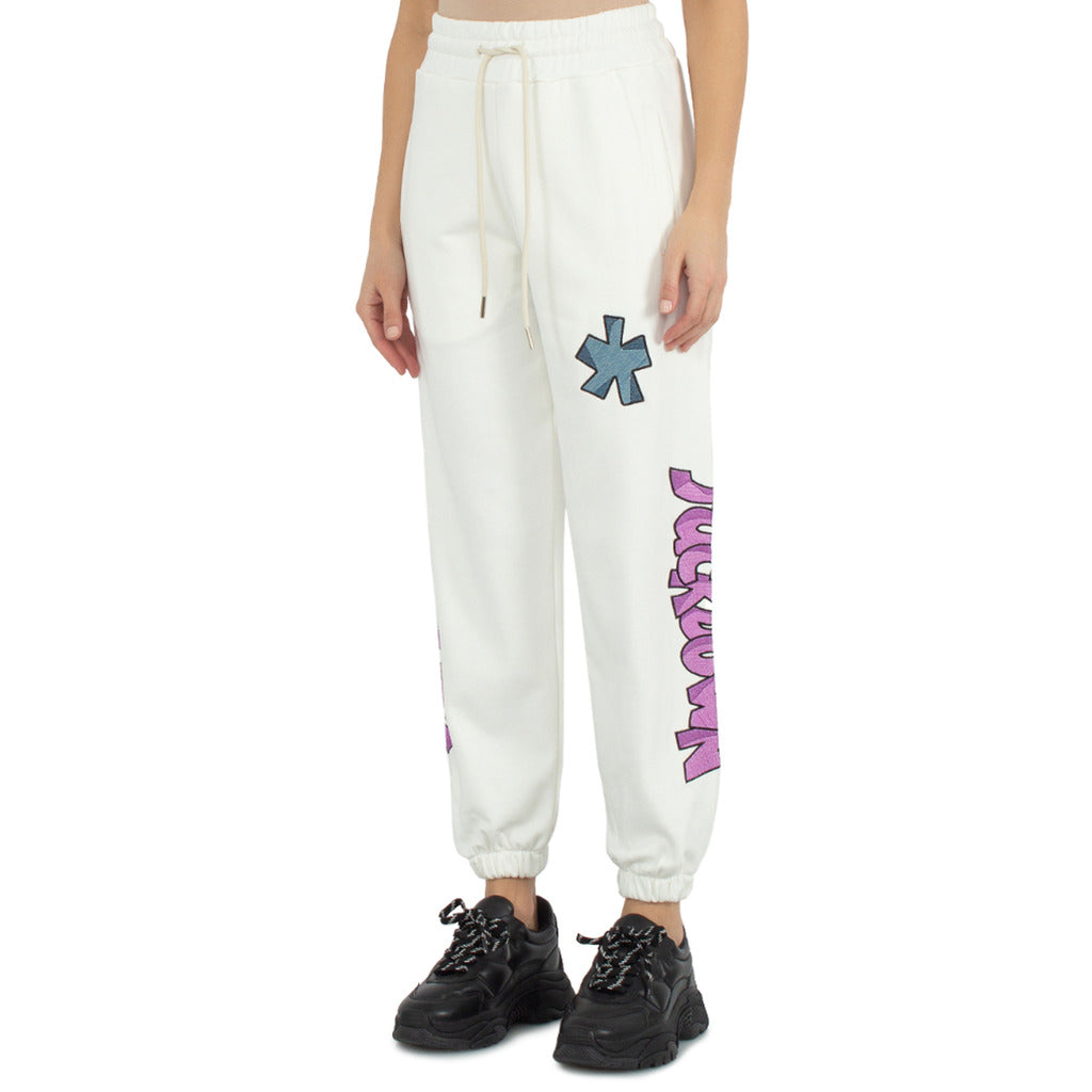 comme des fuckdown - pantaloni felpa ricamo