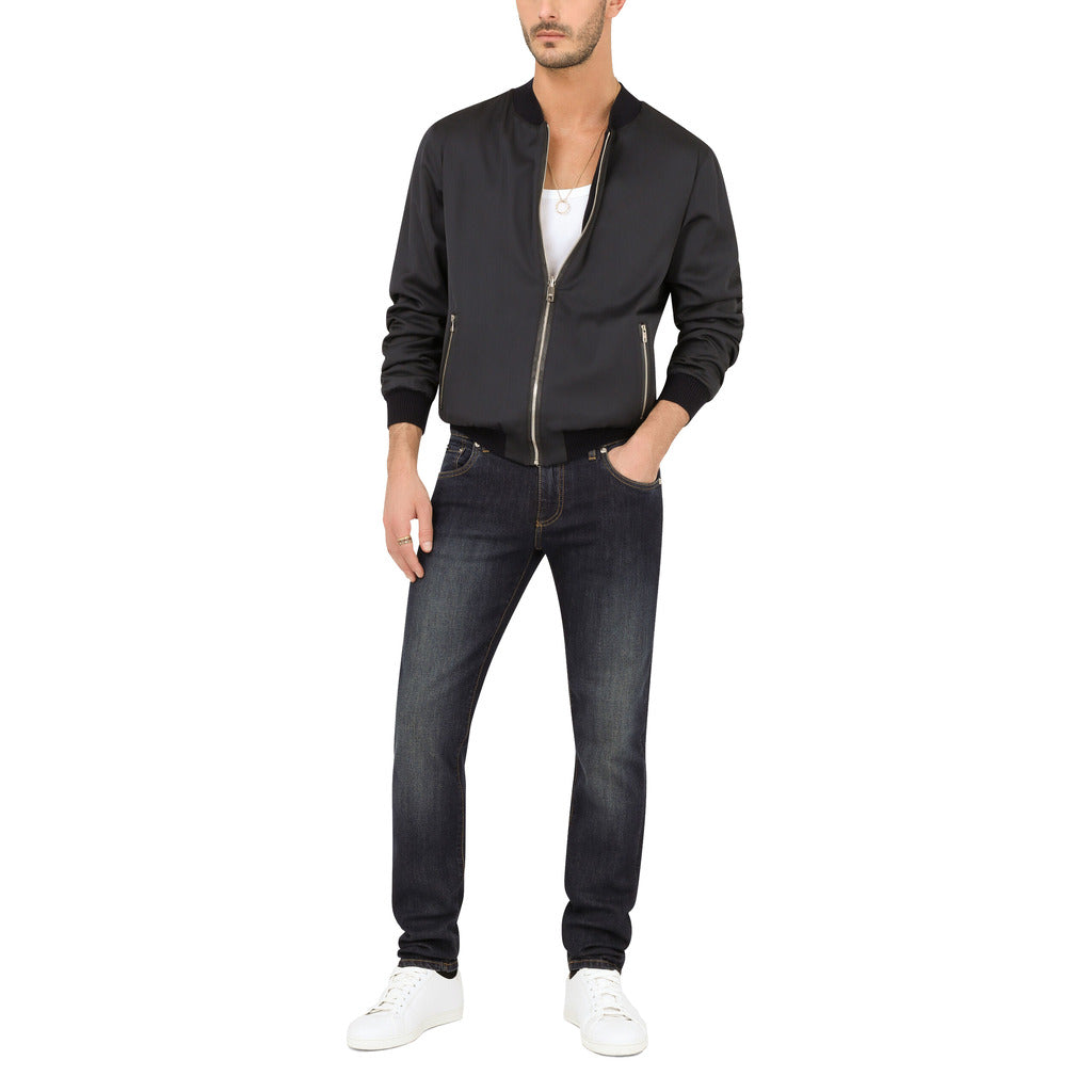 dolce & gabbana - giacca reversibile seta & cashmere