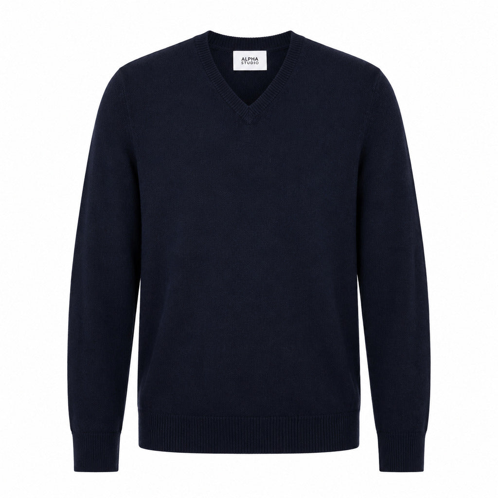 alpha studio - maglia scollo a v