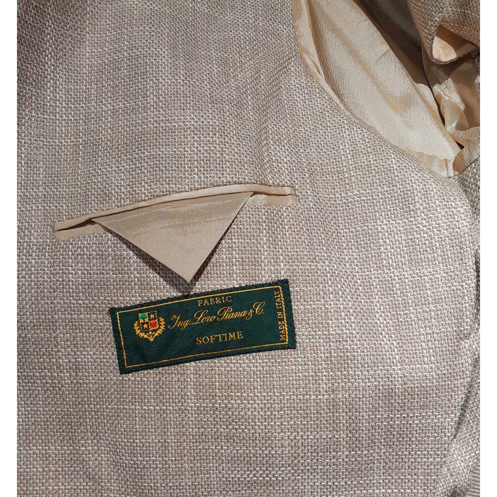 loro piana tessuto - giacca doppiopetto softime