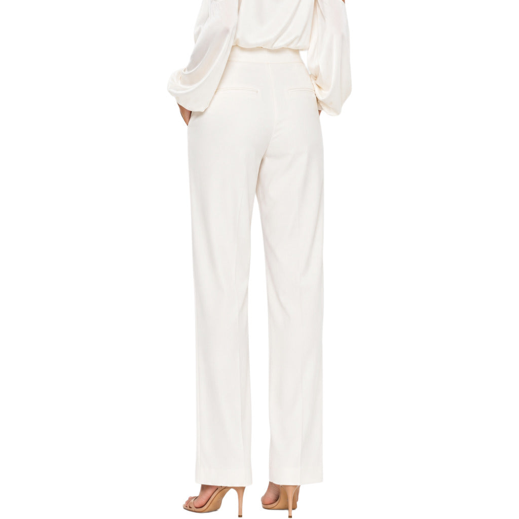 patrizia pepe - pantaloni liliac grey