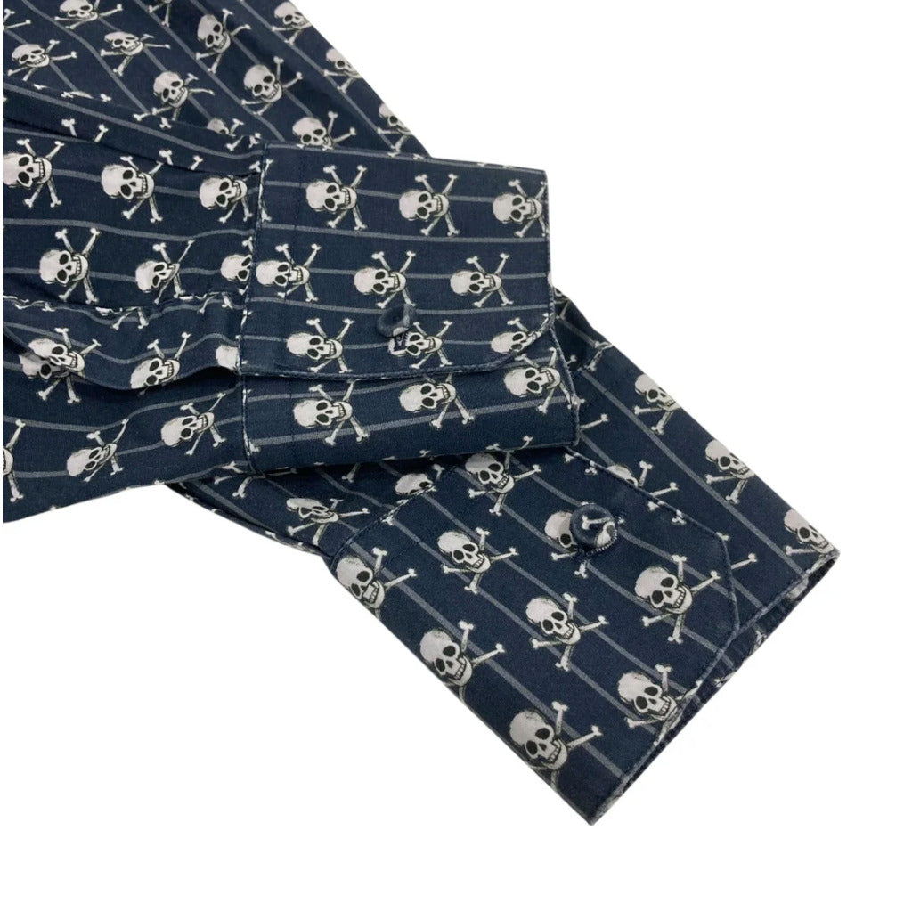 dolce & gabbana - camicia stampa teschi