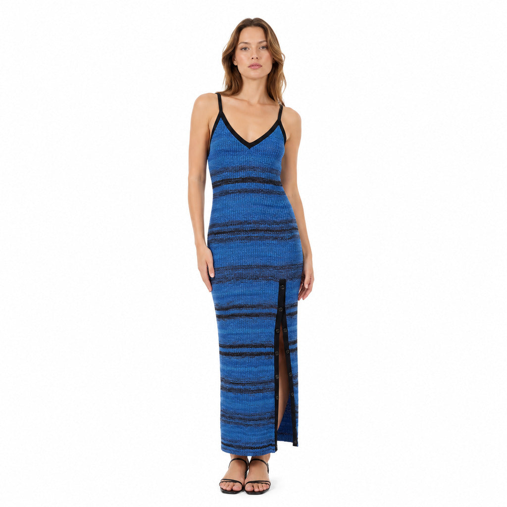 patrizia pepe - abito blu black chine