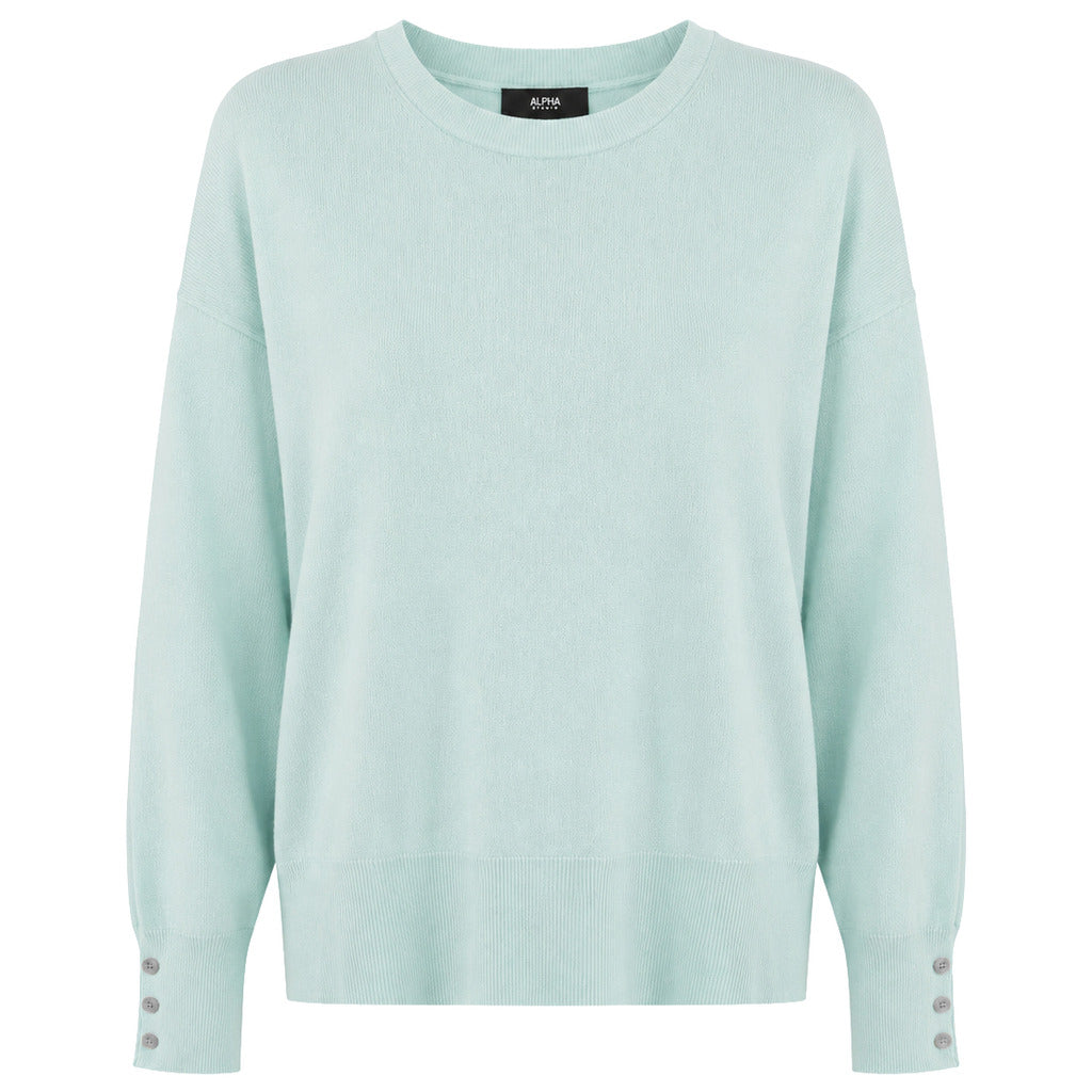 alpha studio - girocollo m/l seta-cashmere