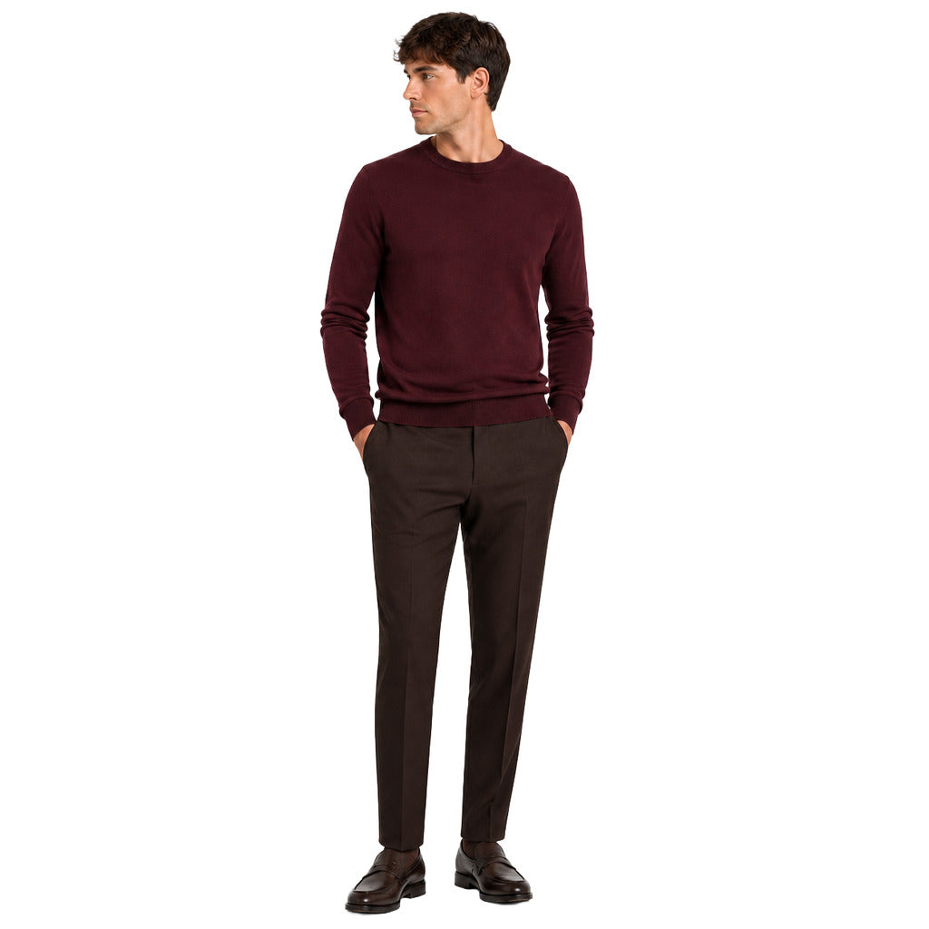 alpha studio - Maglia girocollo lana merino