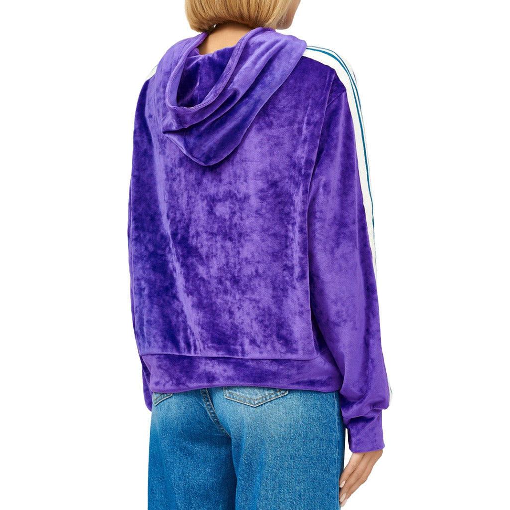 comme des fuckdown - felpa in ciniglia viola