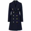 loro piana tessuto - cappotto capolavoro blu