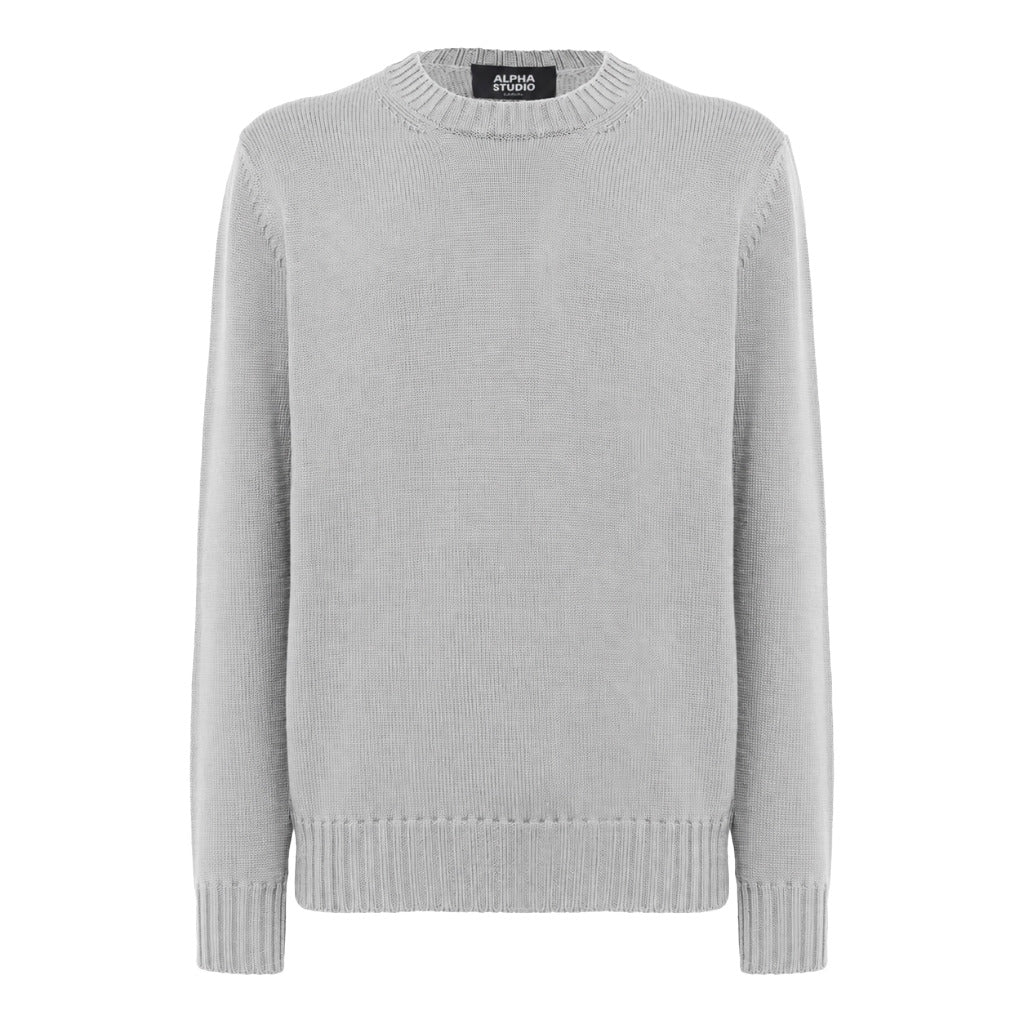 alpha studio - maglione girocollo nuvola