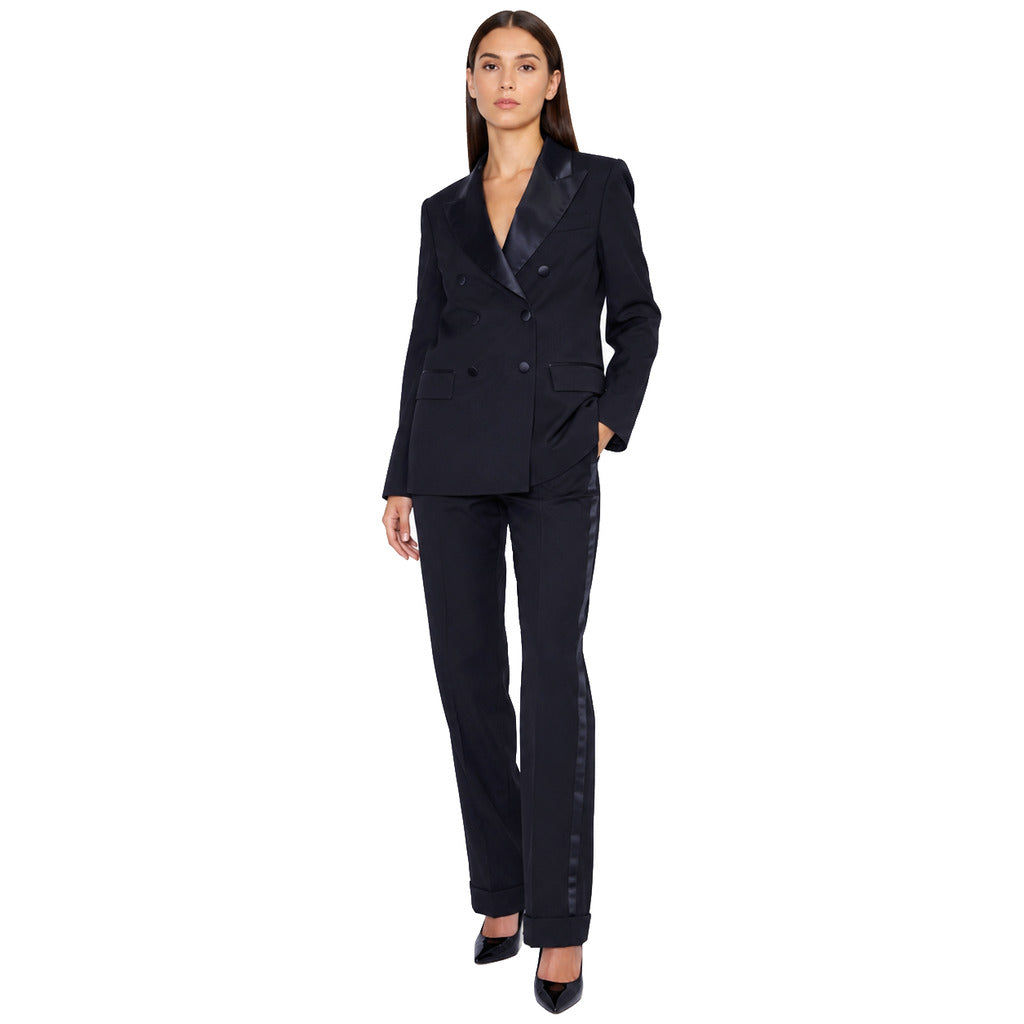 loro piana tessuto - completo doppiopetto blu