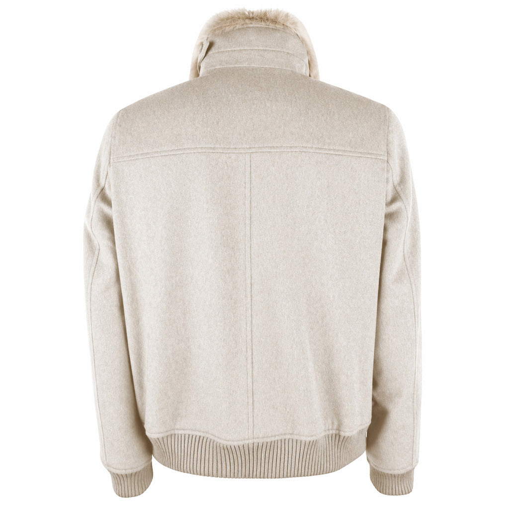 loro piana tessuto - bomber coat beige