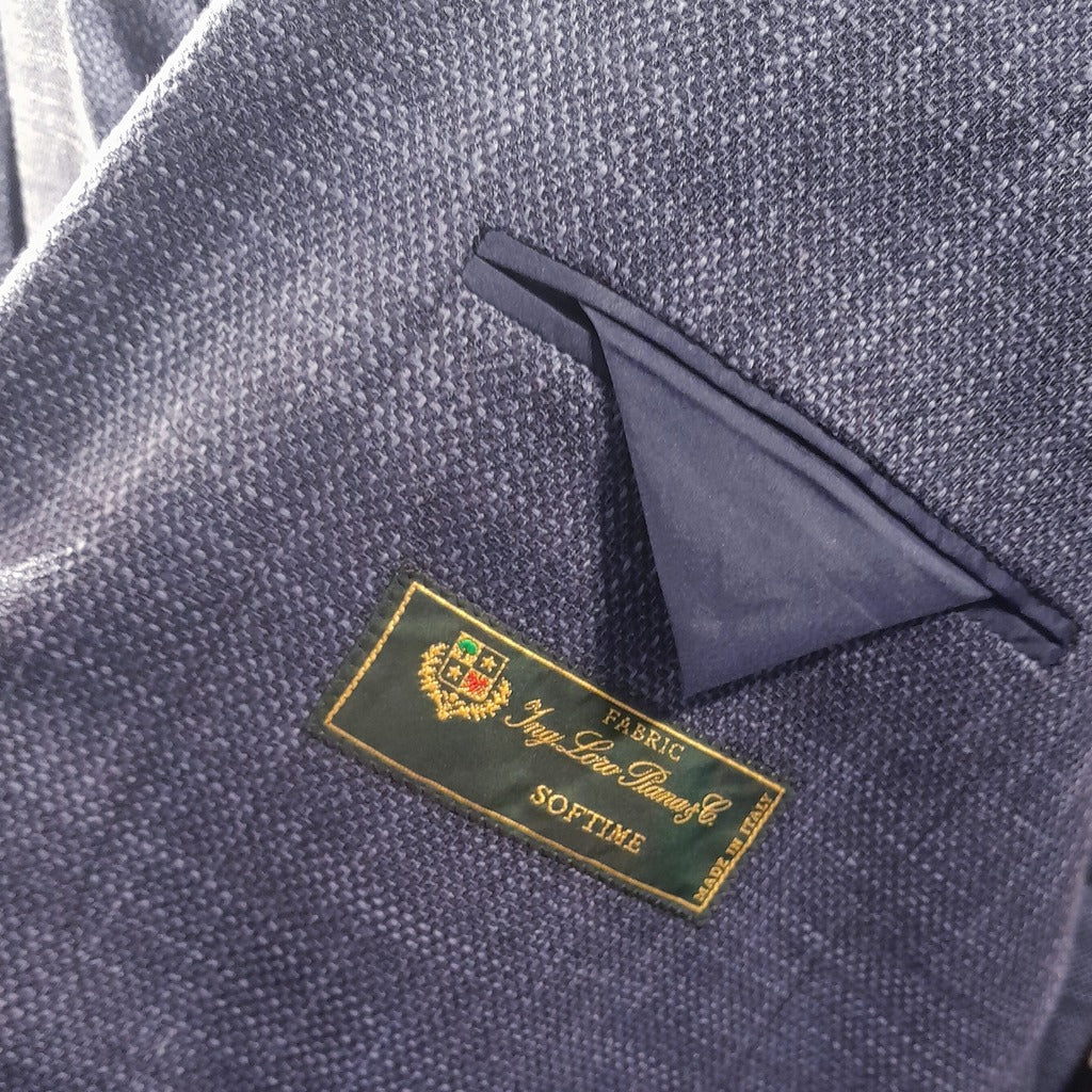 loro piana tessuto - giacca doppiopetto softime