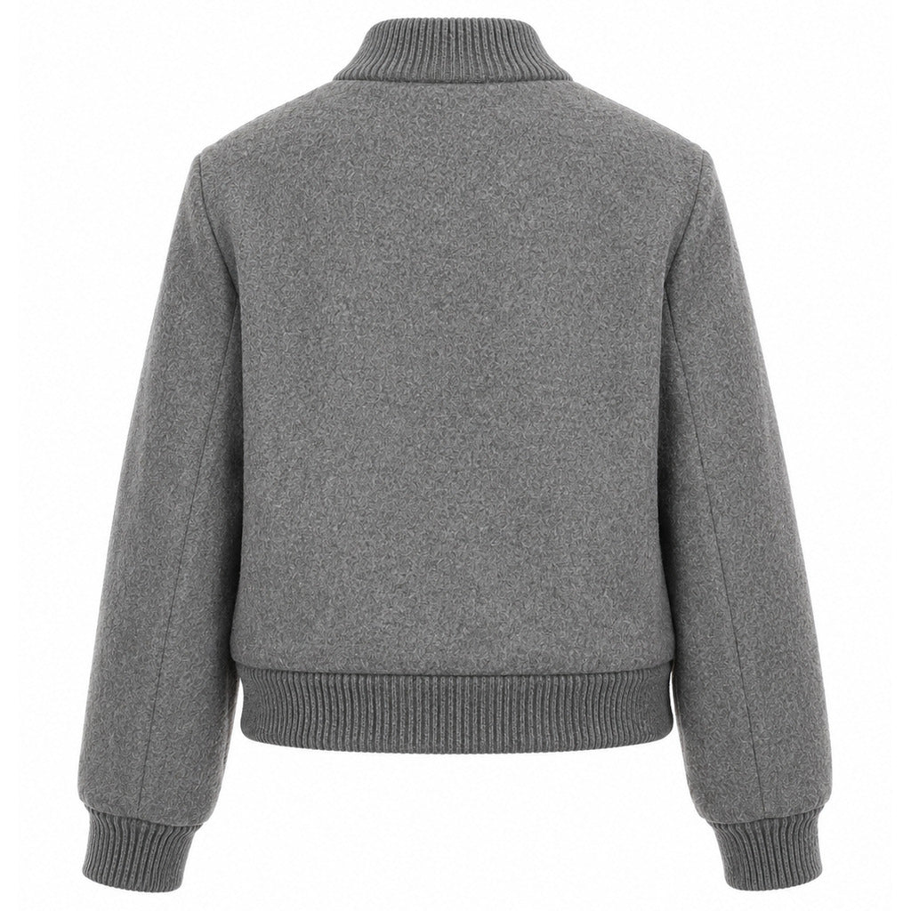 loro piana tessuto - bomber capolavoro grigio