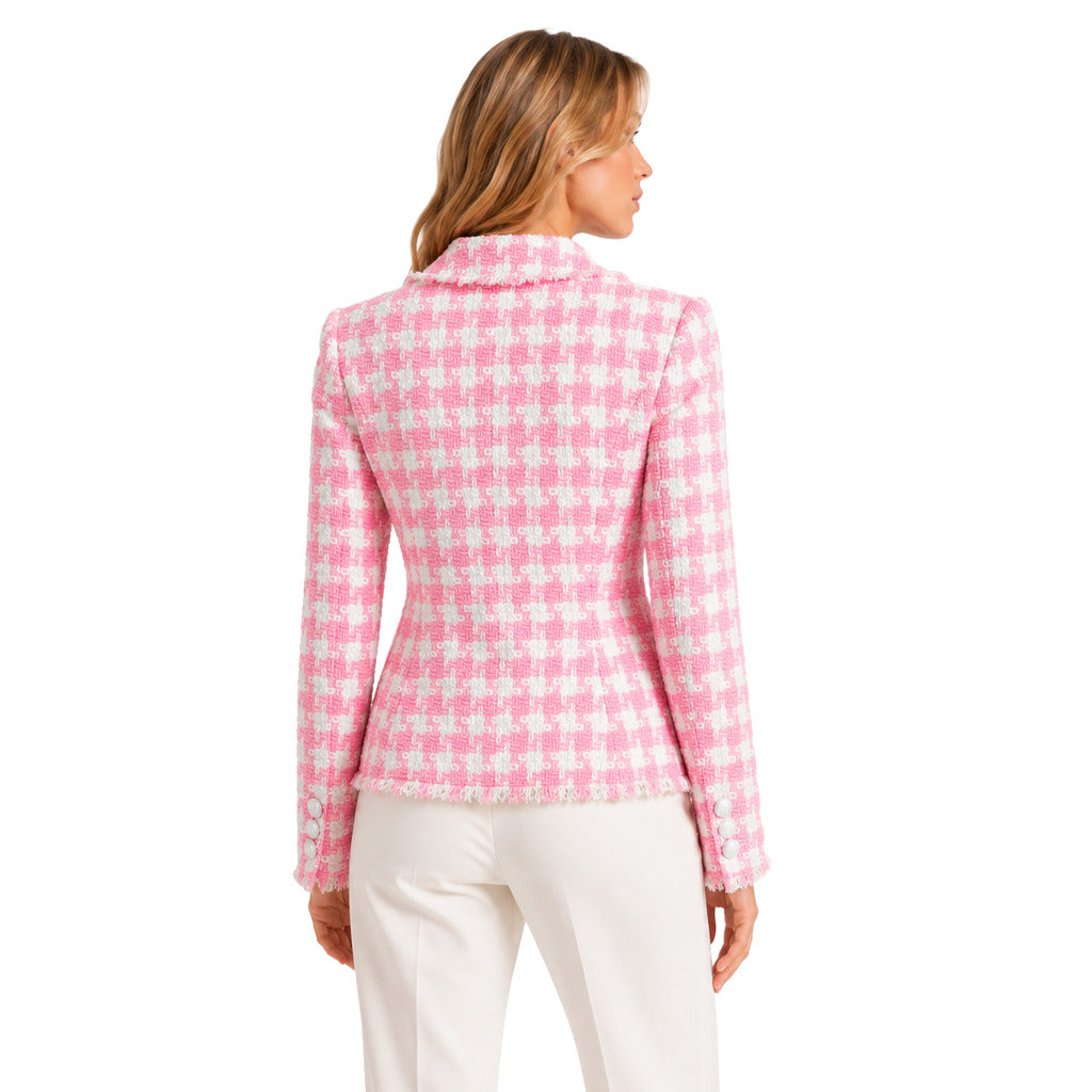 balmain - giacca a quadri