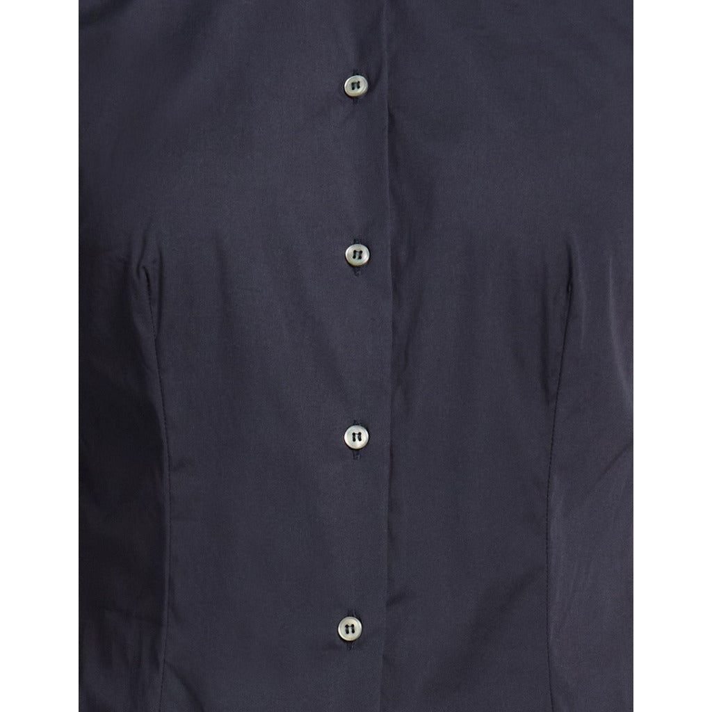 bagutta - camicia misto cotone blu