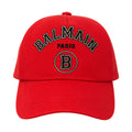 balmain - cappello con visiera arancione