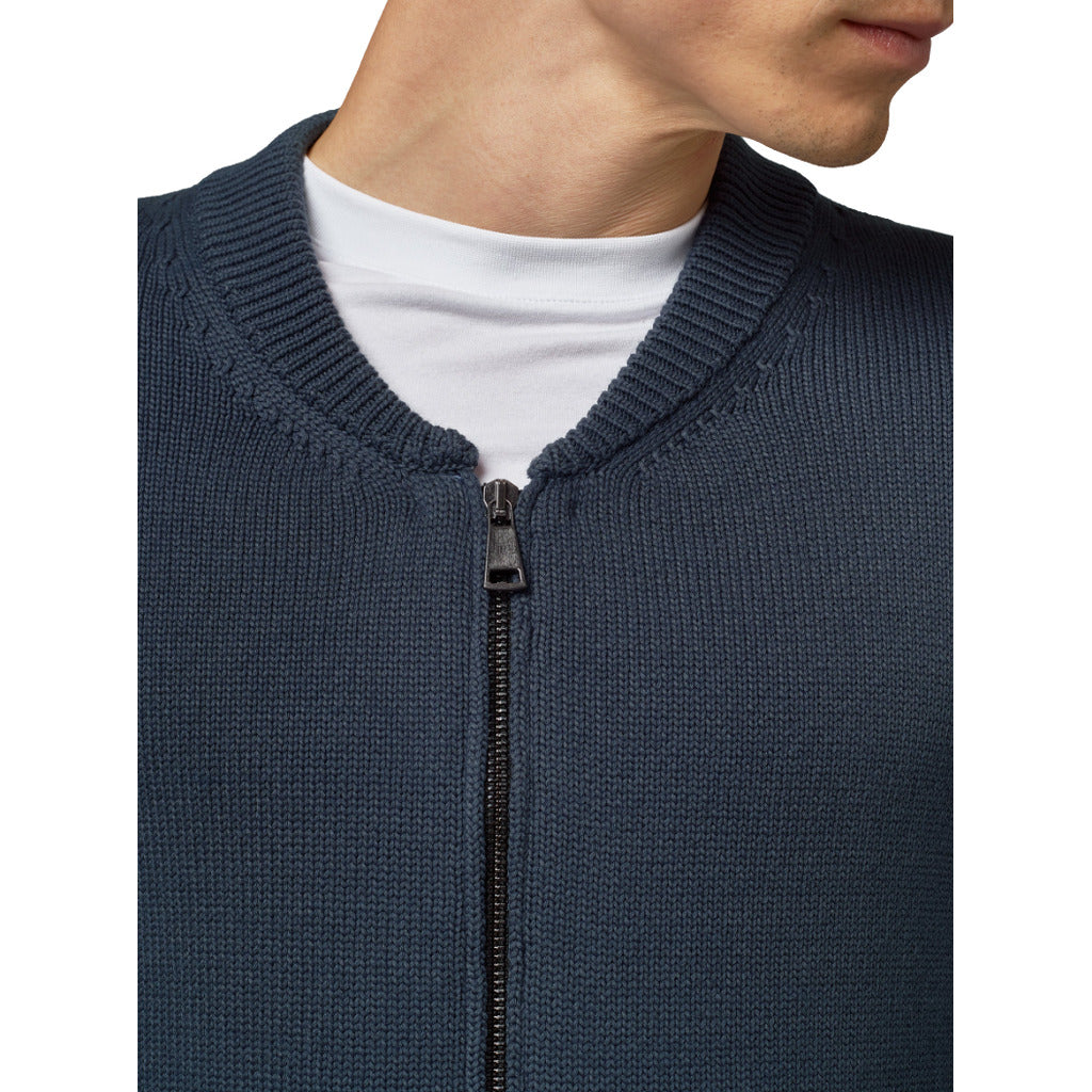 alpha studio - bomber maxi in cotone