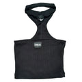 comme des fuckdown - top nero con etichetta