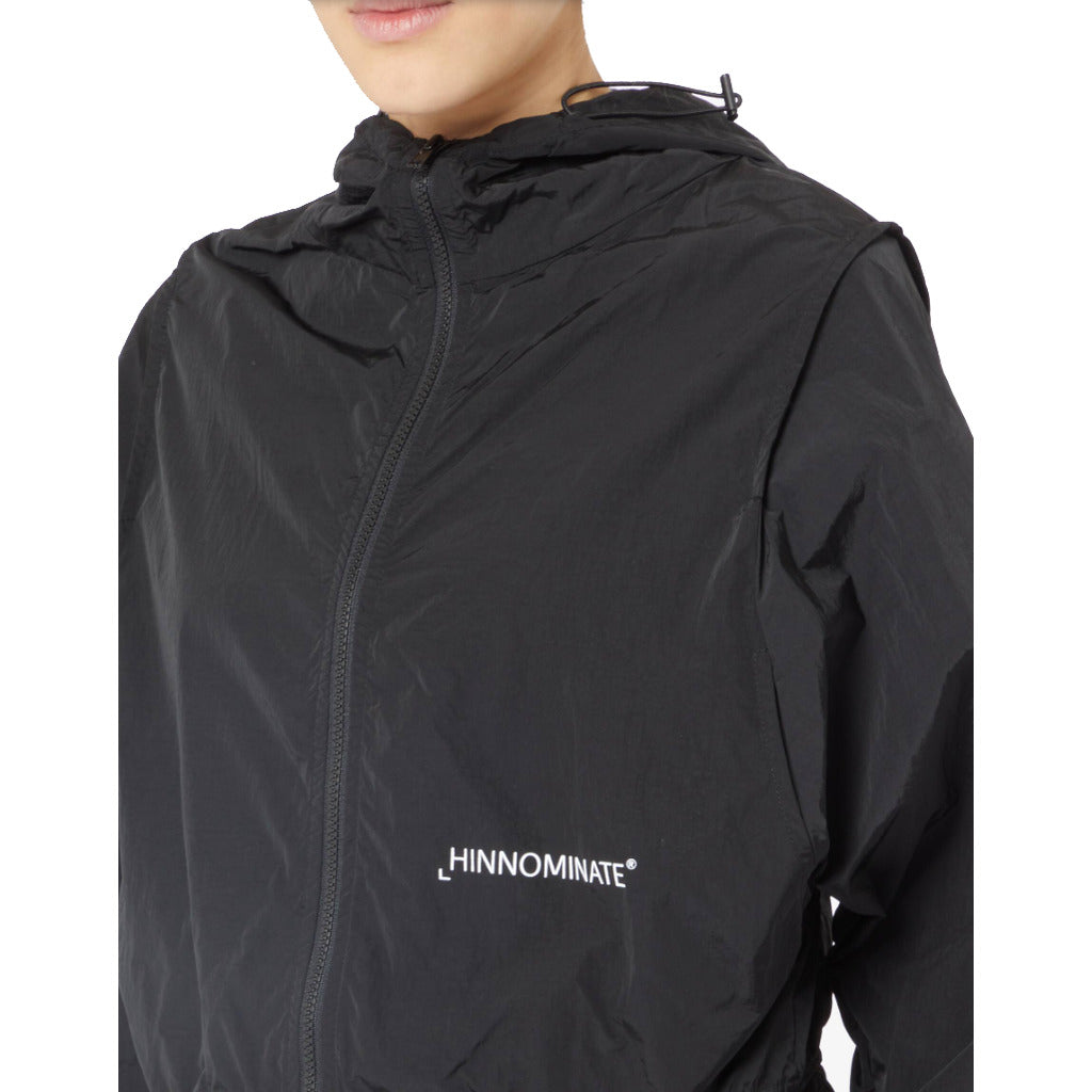 hinnominate - giubbino nylon nero