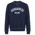 dsquared2 - felpa girocollo distressed