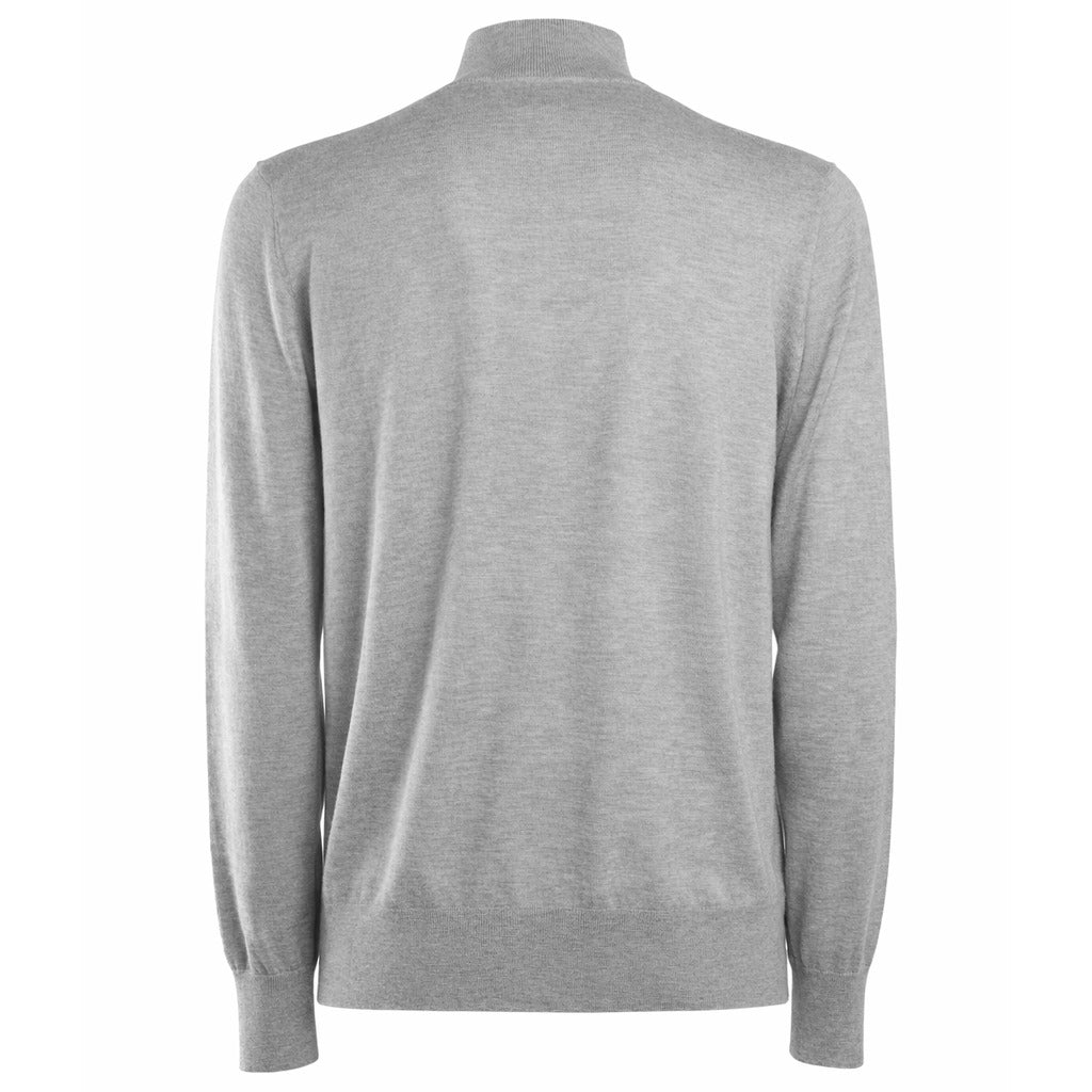bagutta - cardigan finezza 16 grigio