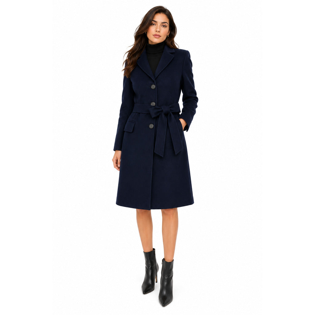 loro piana tessuto - cappotto capolavoro blu