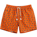 mc2 saint barth - costume zebra arancione