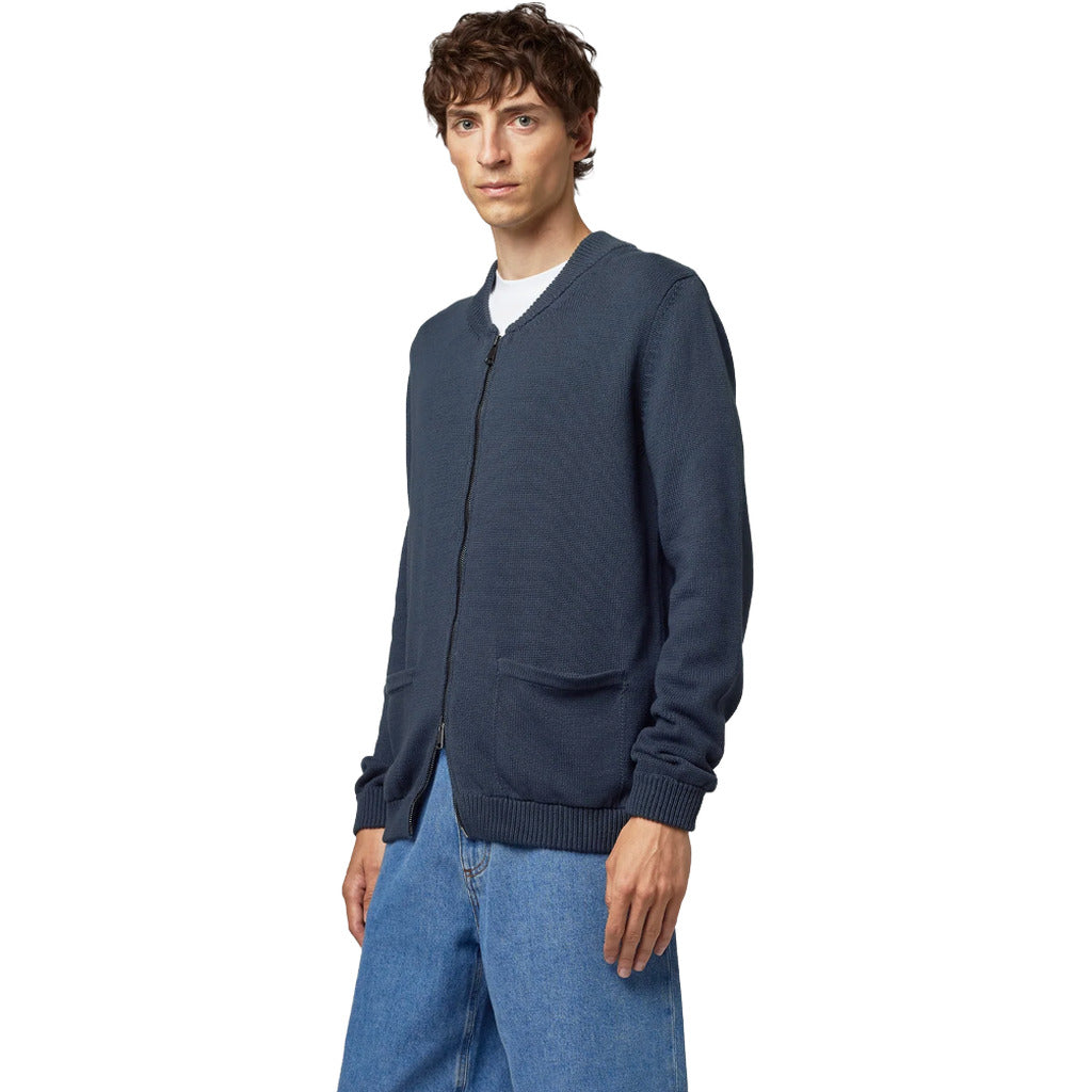 alpha studio - bomber maxi in cotone