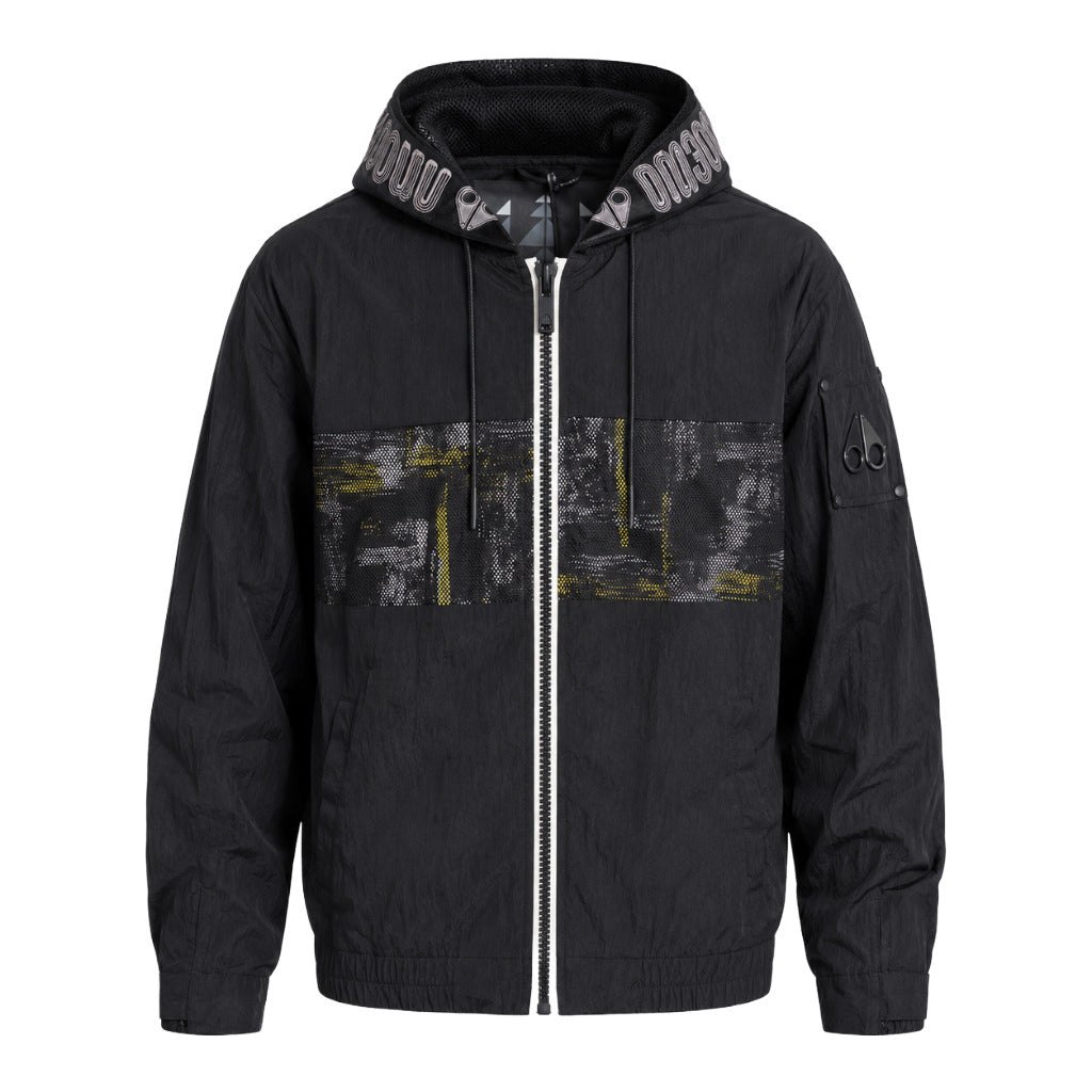 moose knuckles - giacca a vento nera