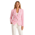 balmain - giacca a quadri