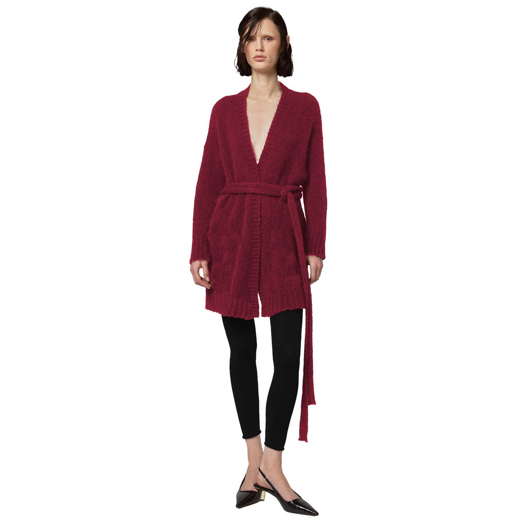 alpha studio - cardigan con cintura