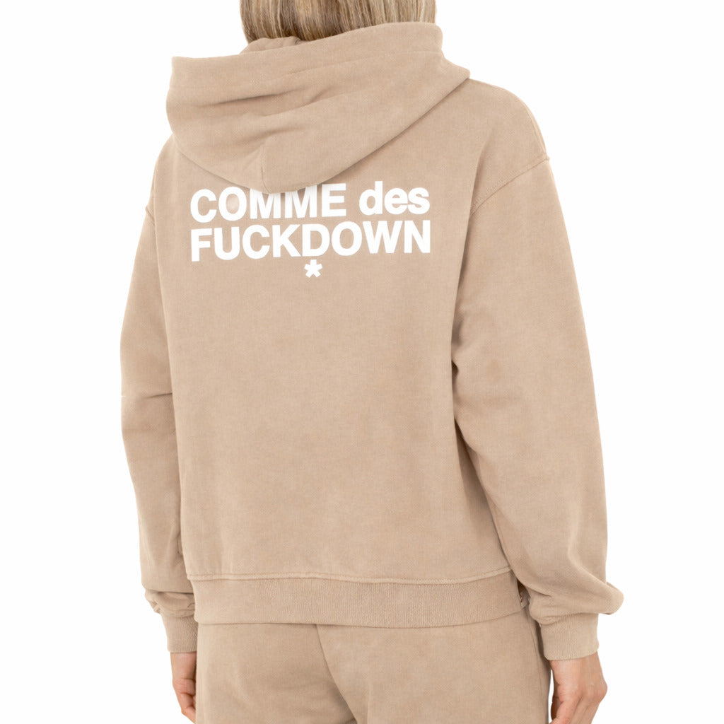 comme des fuckdown - felpa beige