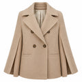 loro piana tessuto - peacoat doppiopetto taglio kimono