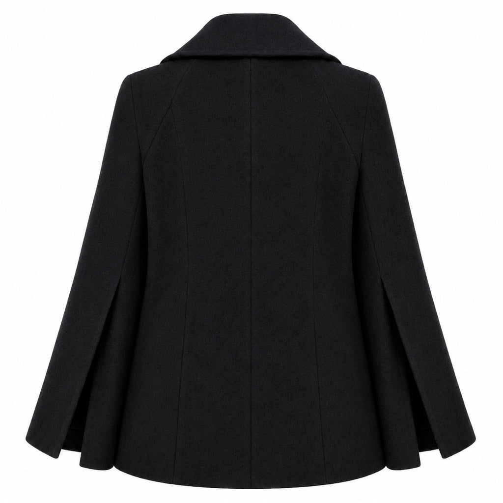 loro piana tessuto - peacoat doppiopetto taglio kimono