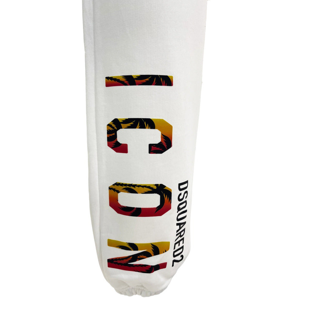 dsquared2 - pantaloni icon bianchi