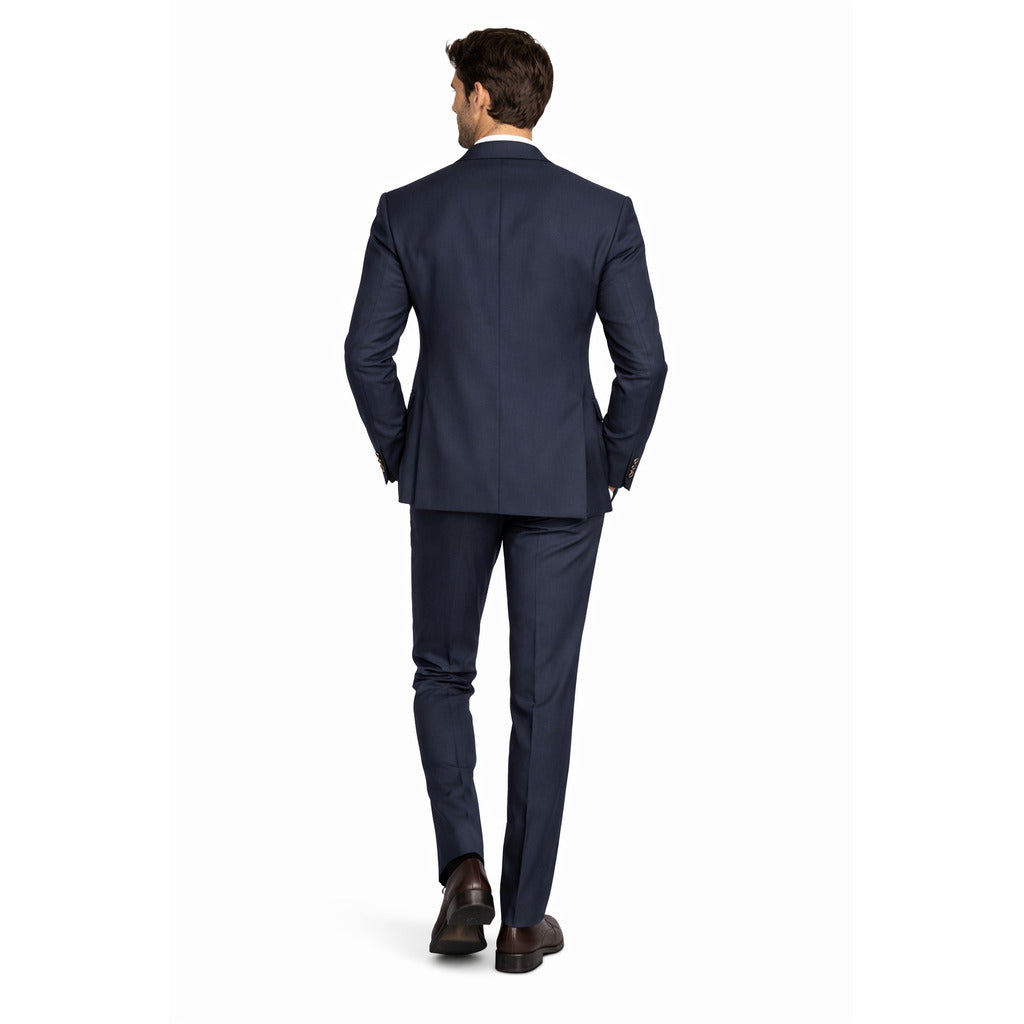 loro piana tessuto - completo lana blu