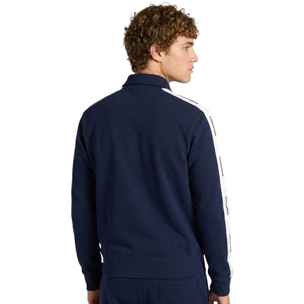 dsquared2 - felpa cotone bande logate