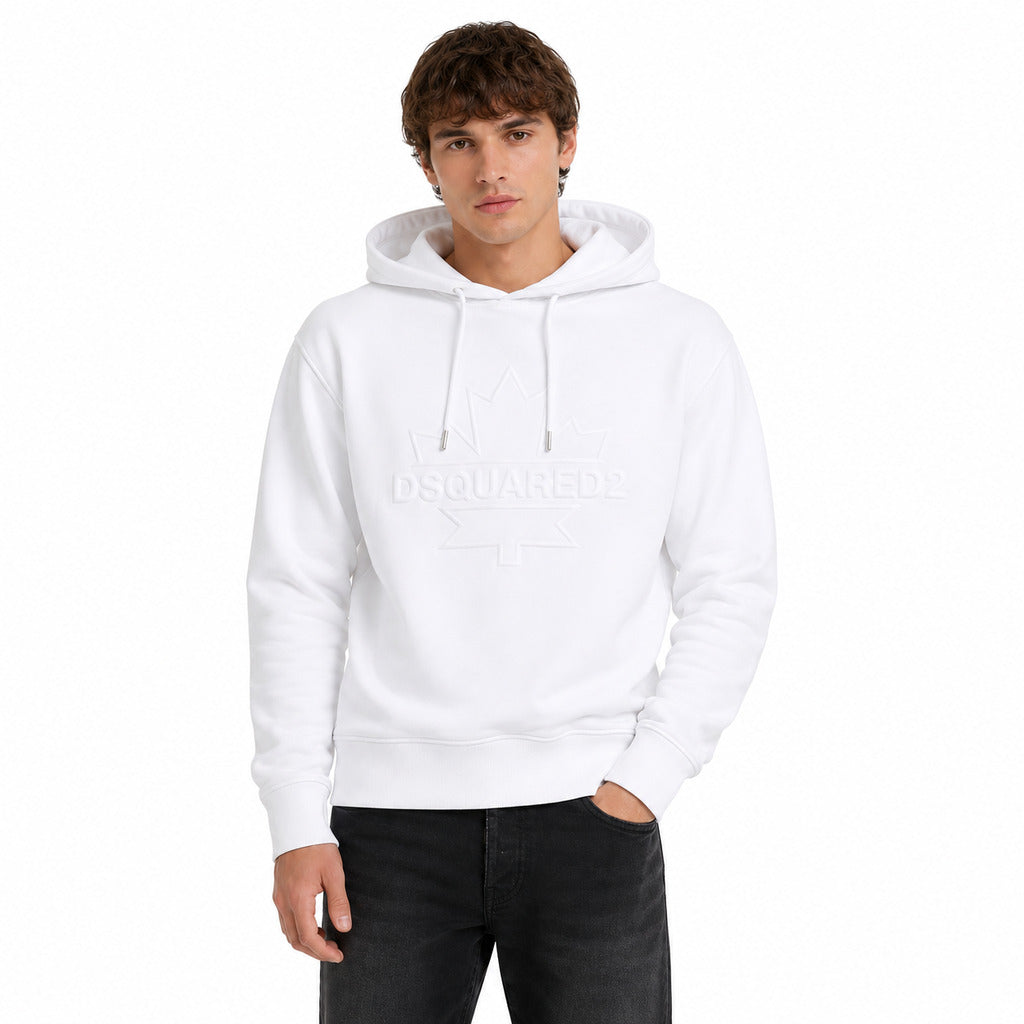 dsquared2 - Felpa con logo in rilievo