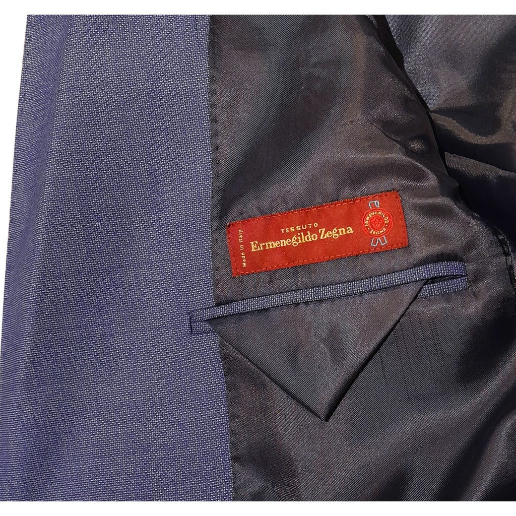 ermenegildo zegna tessuto - Completo lana blu royal