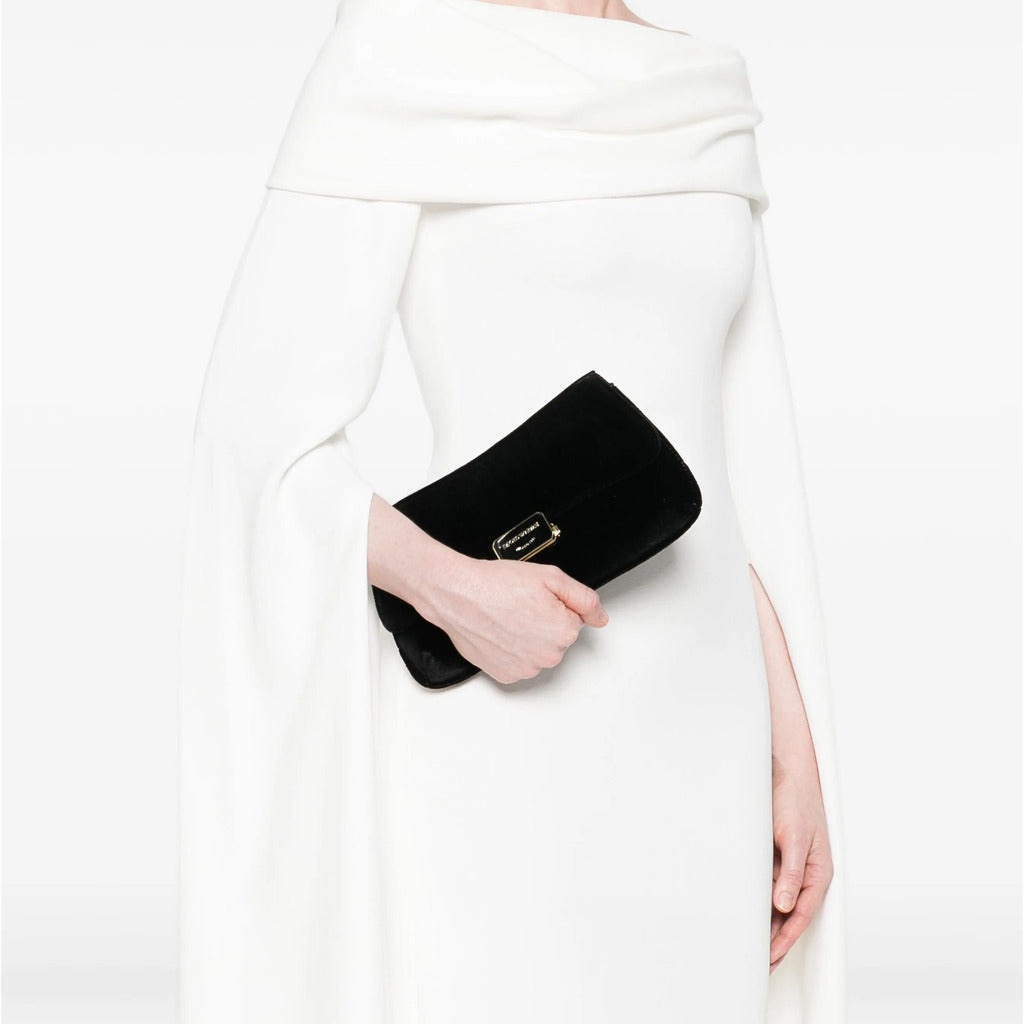 emporio armani - pochette plain velvet
