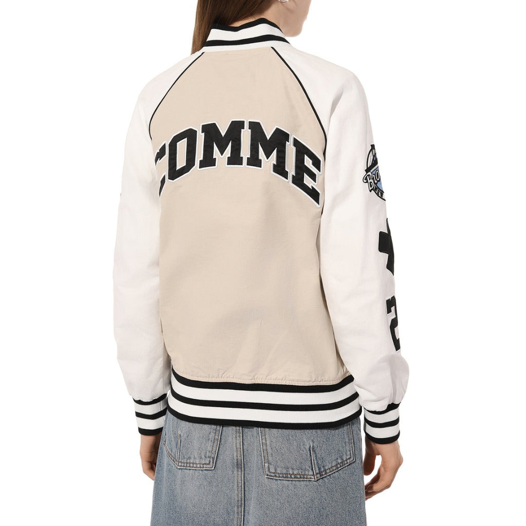 comme des fuckdown - bomber all-zip beige