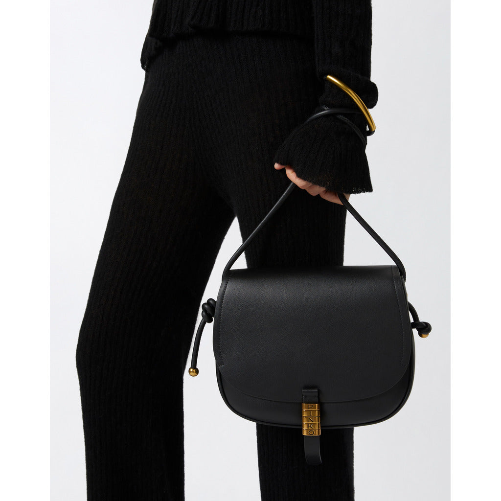 pinko - saddle classic nero