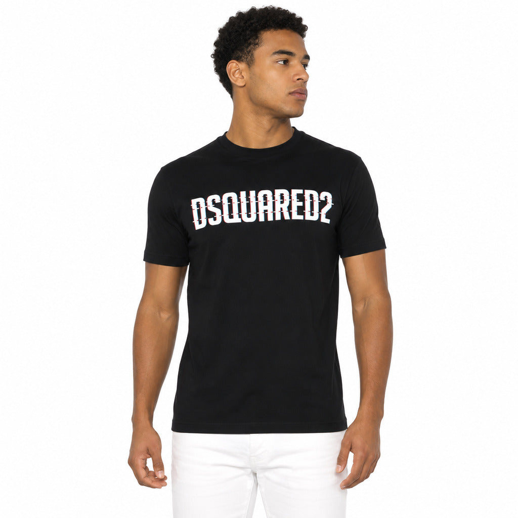 dsquared2 - Maglietta logo glitch