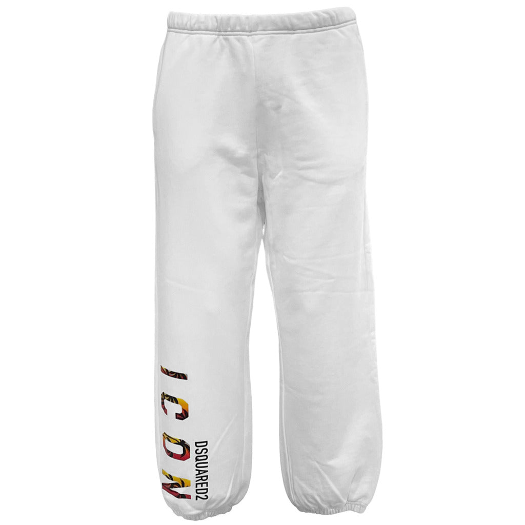 dsquared2 - pantaloni icon bianchi